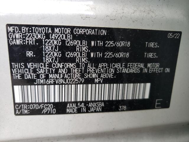 Photo 13 VIN: JTM16RFV8NJ022579 - TOYOTA RAV4 