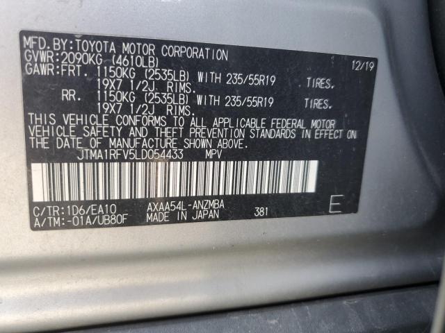 Photo 12 VIN: JTMA1RFV5LD054433 - TOYOTA RAV4 XLE P 