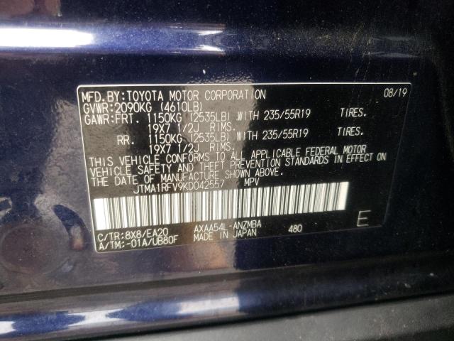 Photo 13 VIN: JTMA1RFV9KD042557 - TOYOTA RAV4 XLE P 