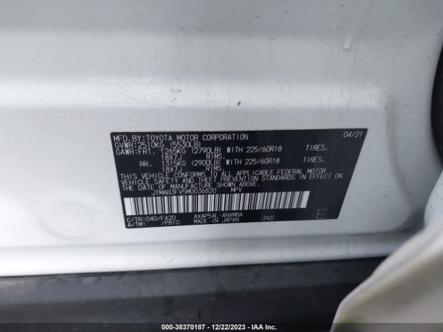 Photo 8 VIN: JTMAB3FV5MD036820 - TOYOTA RAV4 PRIME 