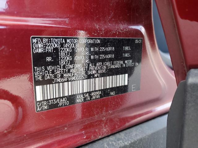 Photo 12 VIN: JTMB6RFV6MD032531 - TOYOTA RAV4 