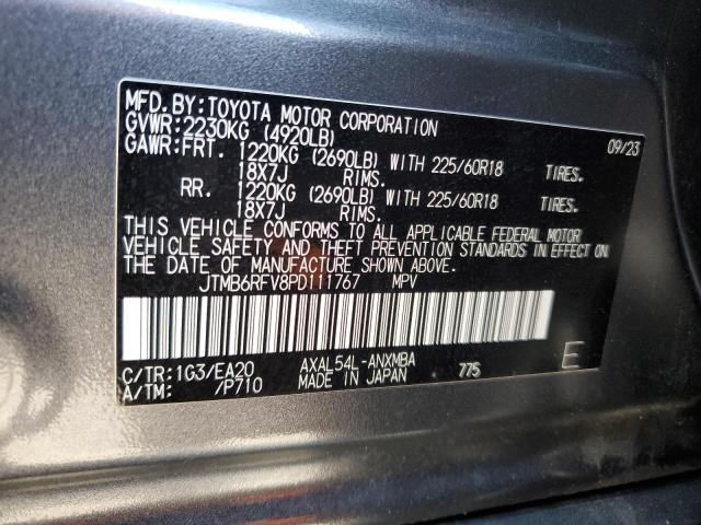 Photo 12 VIN: JTMB6RFV8PD111767 - TOYOTA RAV4 XLE P 