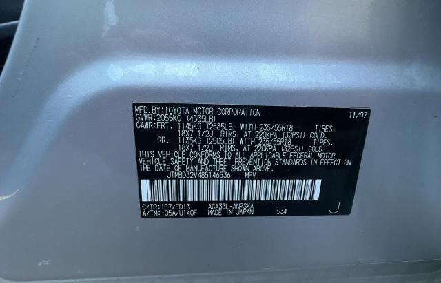 Photo 9 VIN: JTMBD32V485146536 - TOYOTA RAV4 