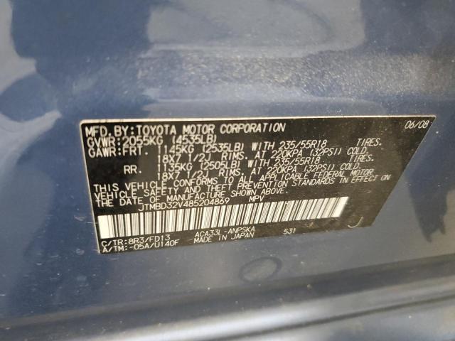 Photo 11 VIN: JTMBD32V485204869 - TOYOTA RAV4 SPORT 