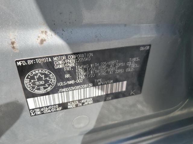 Photo 12 VIN: JTMBD33V085208139 - TOYOTA RAV4 