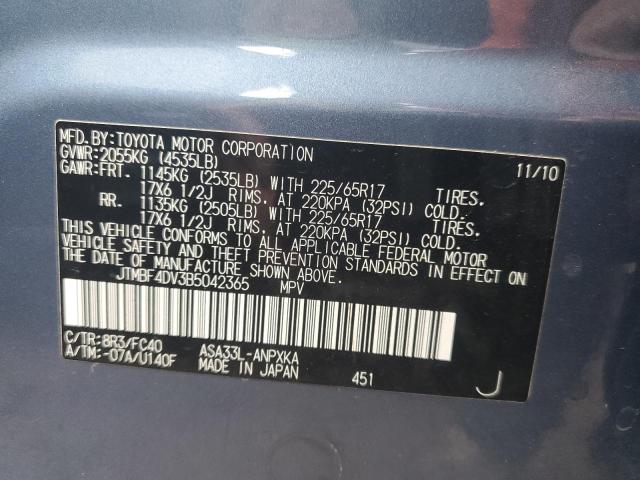 Photo 12 VIN: JTMBF4DV3B5042365 - TOYOTA RAV4 