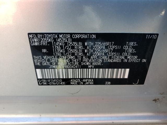 Photo 9 VIN: JTMBF4DV9BD042411 - TOYOTA RAV4 