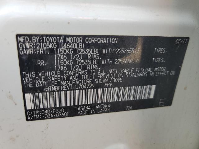 Photo 11 VIN: JTMBFREV1HJ704729 - TOYOTA RAV4 LE 