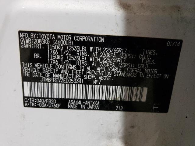 Photo 11 VIN: JTMBFREV3ED053341 - TOYOTA RAV4 LE 