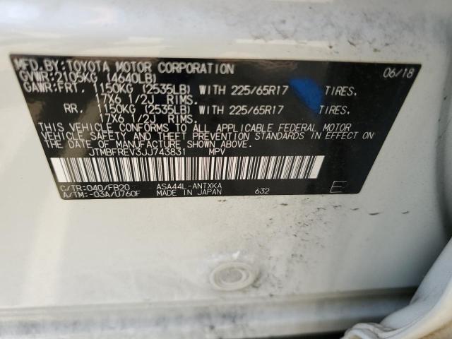 Photo 12 VIN: JTMBFREV3JJ743831 - TOYOTA RAV4 LE 