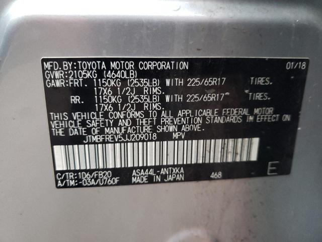 Photo 13 VIN: JTMBFREV5JJ209018 - TOYOTA RAV4 LE 