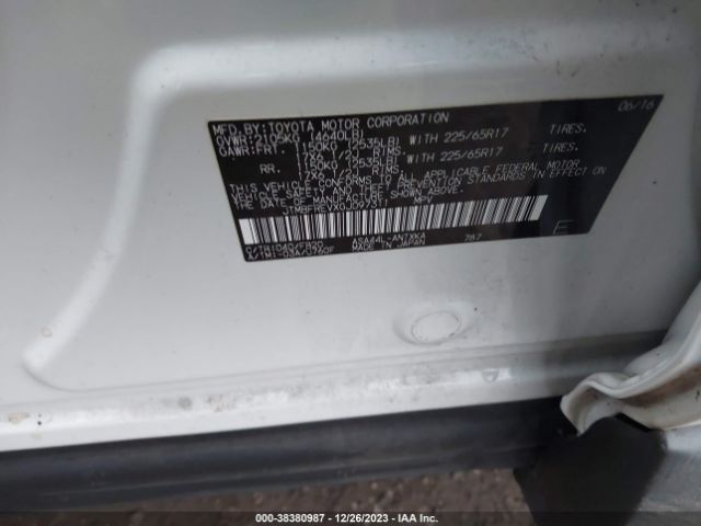 Photo 8 VIN: JTMBFREVXGJ097311 - TOYOTA RAV4 