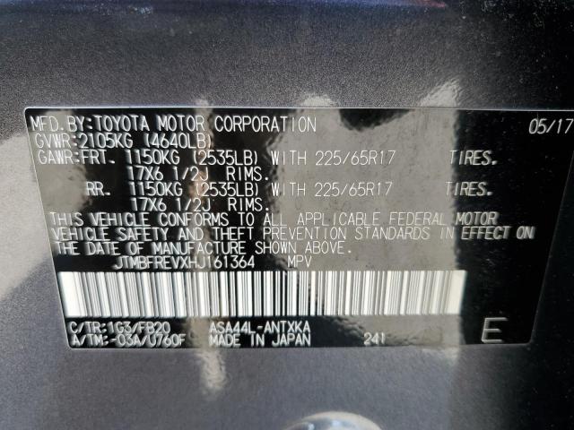 Photo 12 VIN: JTMBFREVXHJ161364 - TOYOTA RAV4 LE 