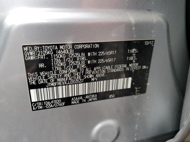 Photo 12 VIN: JTMBFREVXJJ203537 - TOYOTA RAV4 LE 