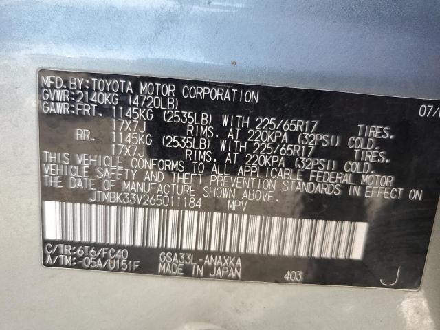 Photo 12 VIN: JTMBK33V265011184 - TOYOTA RAV4 