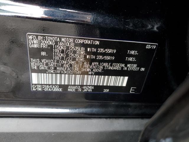 Photo 11 VIN: JTMC1RFV3KD021549 - TOYOTA RAV4 XLE P 