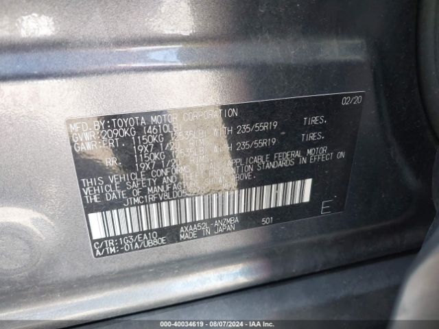 Photo 8 VIN: JTMC1RFV8LD053270 - TOYOTA RAV4 