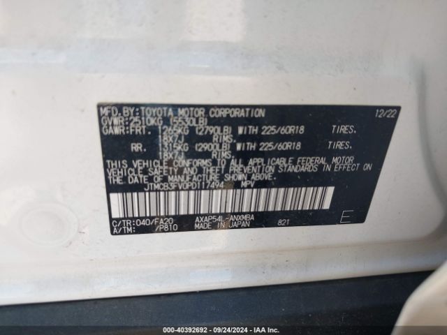 Photo 8 VIN: JTMCB3FV0PD117494 - TOYOTA RAV4 PRIME 