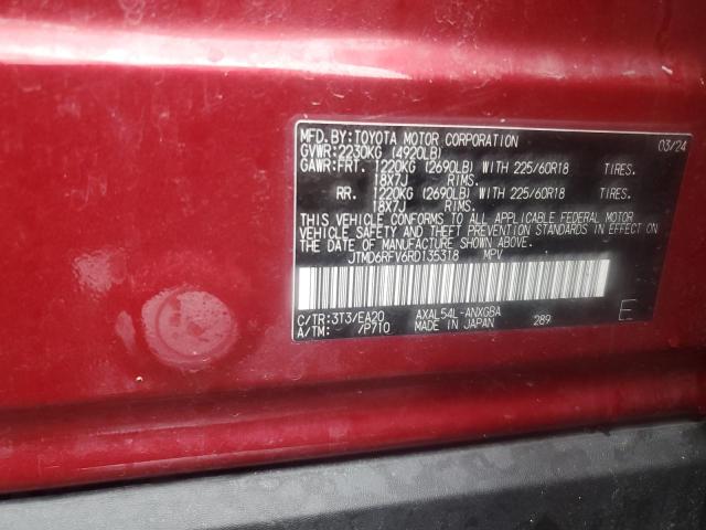 Photo 12 VIN: JTMD6RFV6RD135318 - TOYOTA RAV4 LIMIT 