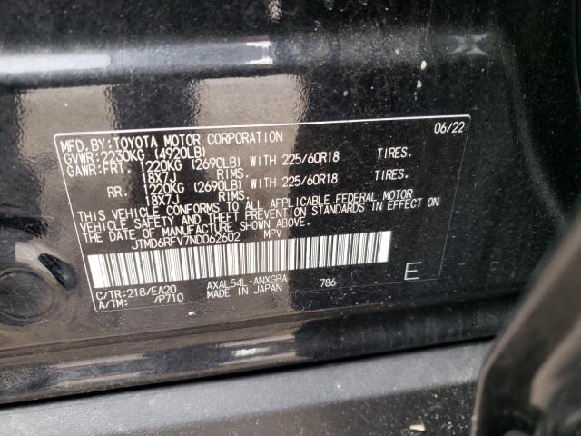 Photo 12 VIN: JTMD6RFV7ND062602 - TOYOTA RAV4 