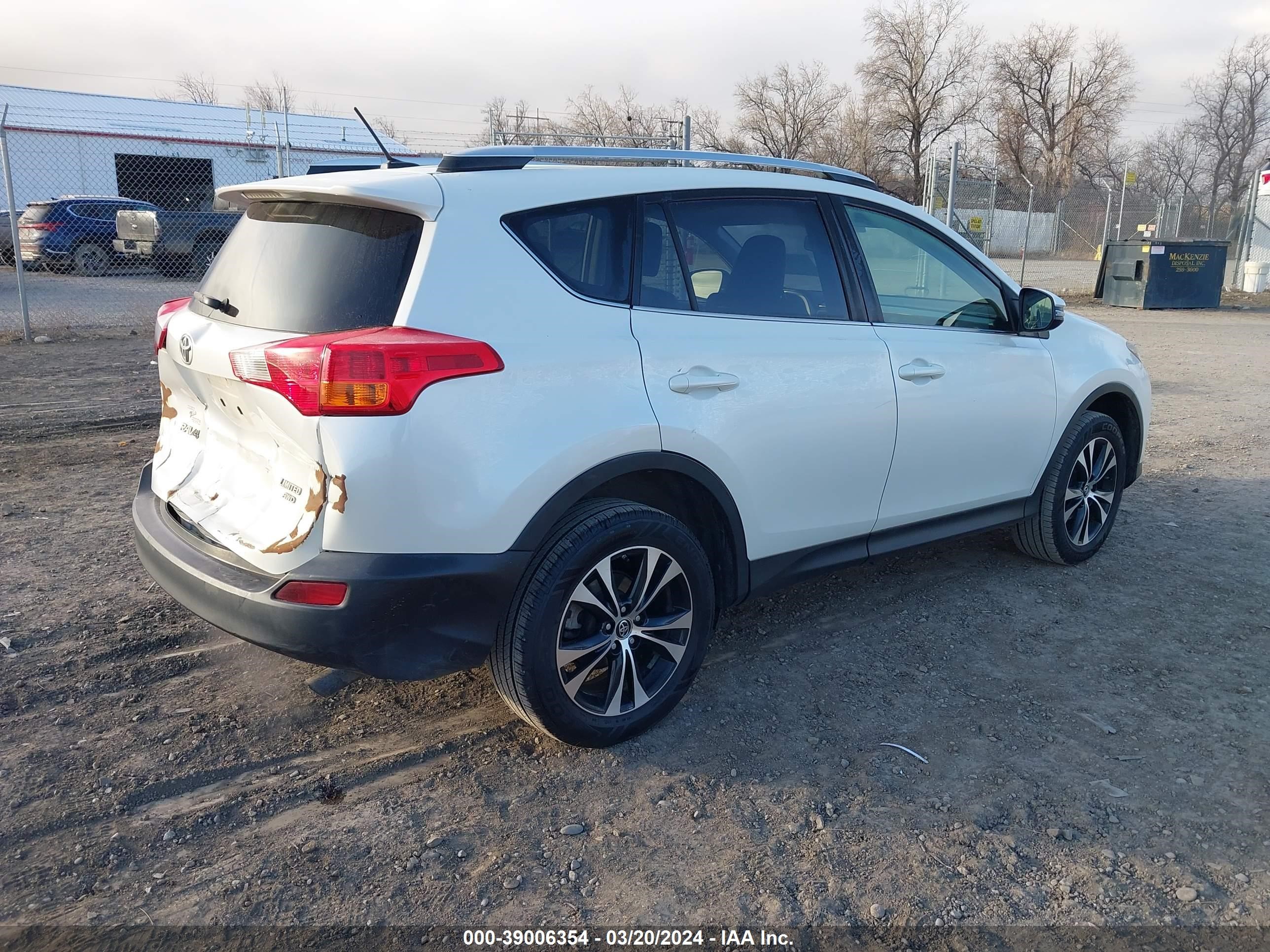 Photo 3 VIN: JTMDFREV4FD125240 - TOYOTA RAV 4 