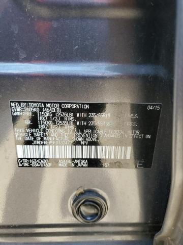 Photo 12 VIN: JTMDFREV5FD132472 - TOYOTA RAV4 LIMIT 