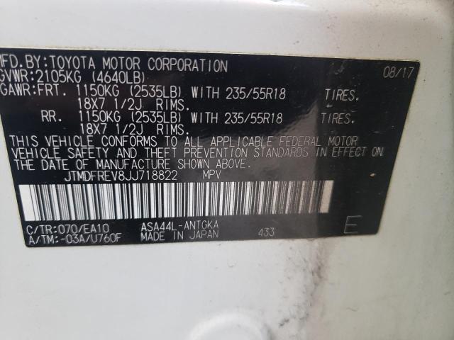 Photo 12 VIN: JTMDFREV8JJ718822 - TOYOTA RAV4 LIMIT 