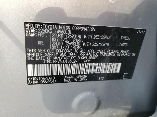 Photo 11 VIN: JTMDJREV6JD186029 - TOYOTA RAV4 HV LI 