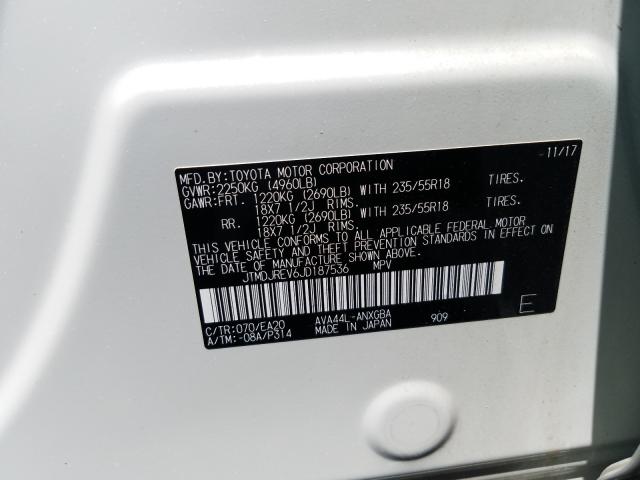 Photo 9 VIN: JTMDJREV6JD187536 - TOYOTA RAV4 HV LI 