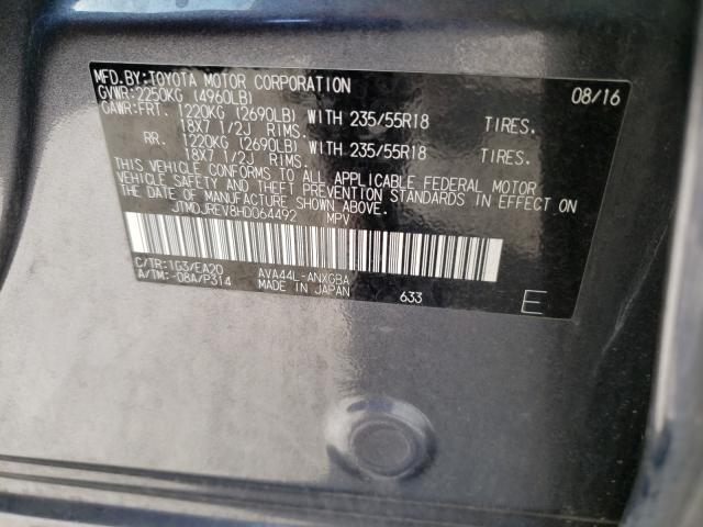 Photo 9 VIN: JTMDJREV8HD064492 - TOYOTA RAV4 HV LI 