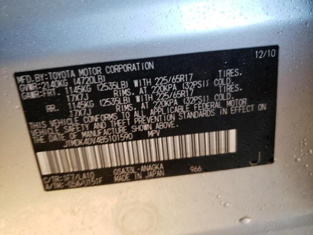 Photo 9 VIN: JTMDK4DV4B5101590 - TOYOTA RAV4 LIMIT 