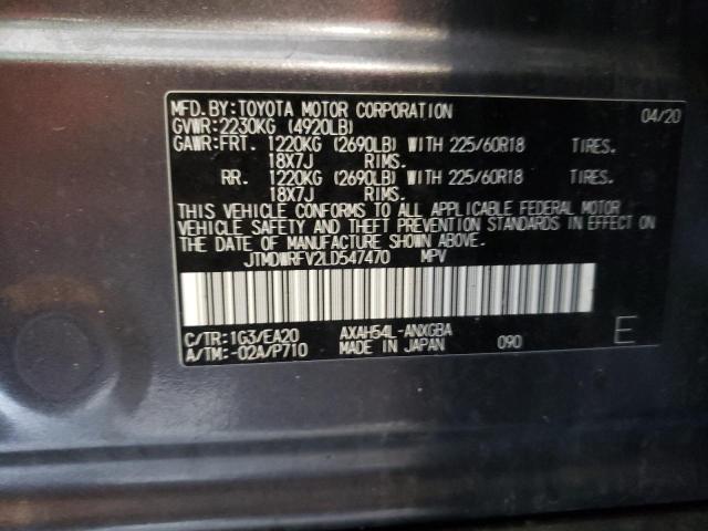 Photo 12 VIN: JTMDWRFV2LD547470 - TOYOTA RAV4 LIMIT 