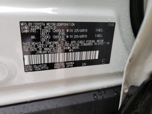 Photo 9 VIN: JTME6RFV0LD503021 - TOYOTA RAV4 XSE 