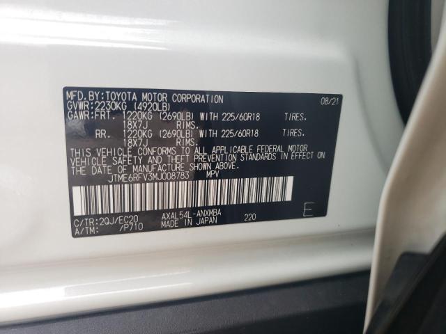 Photo 12 VIN: JTME6RFV3MJ008783 - TOYOTA RAV4 XSE 