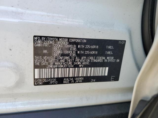 Photo 12 VIN: JTME6RFV8MJ011694 - TOYOTA RAV4 