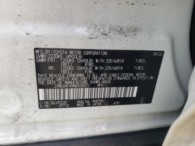 Photo 12 VIN: JTME6RFV9ND534271 - TOYOTA RAV4 XSE 