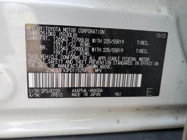 Photo 13 VIN: JTMEB3FV3PD115294 - TOYOTA RAV4 