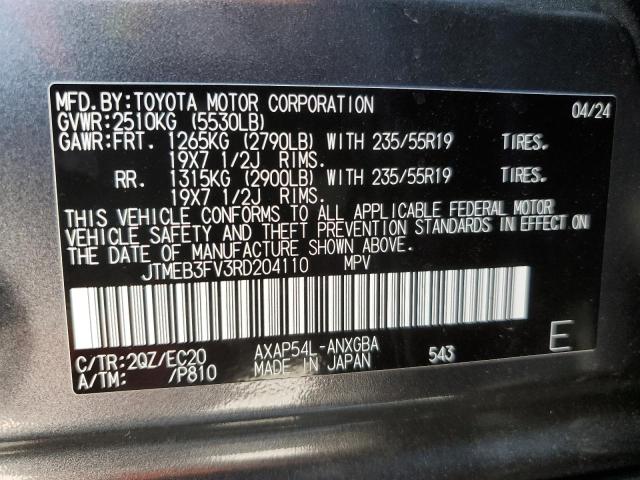 Photo 11 VIN: JTMEB3FV3RD204110 - TOYOTA RAV4 PRIME 