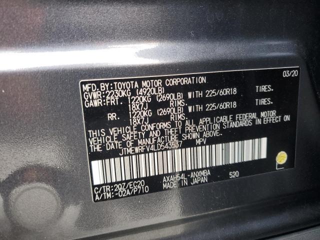 Photo 12 VIN: JTMEWRFV4LD543537 - TOYOTA RAV4 