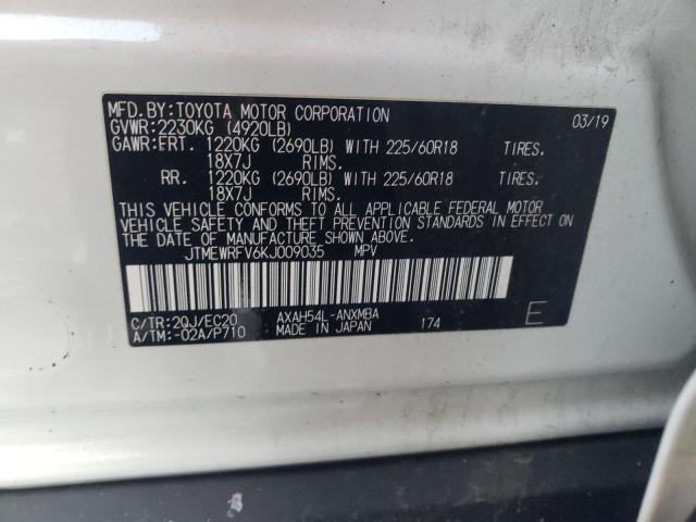 Photo 12 VIN: JTMEWRFV6KJ009035 - TOYOTA RAV4 