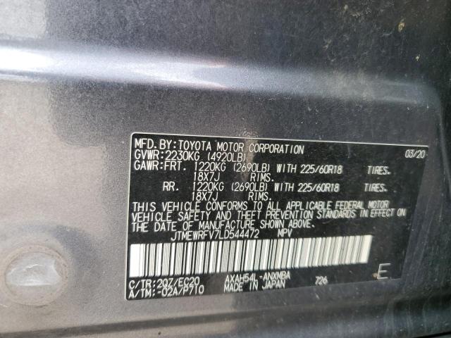 Photo 13 VIN: JTMEWRFV7LD544472 - TOYOTA RAV4 XSE 