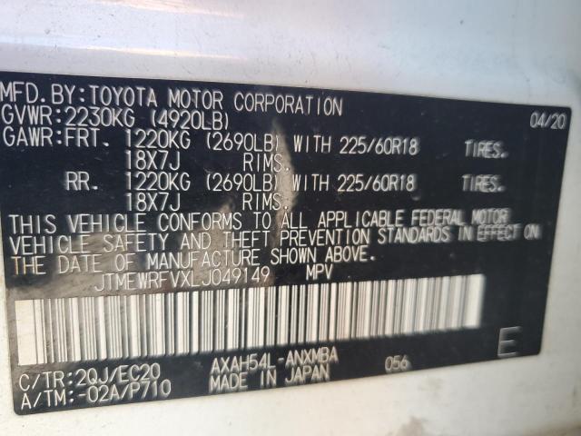 Photo 11 VIN: JTMEWRFVXLJ049149 - TOYOTA RAV4 