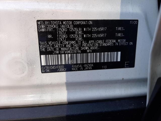 Photo 9 VIN: JTMF1RFV6MD078196 - TOYOTA RAV4 LE 