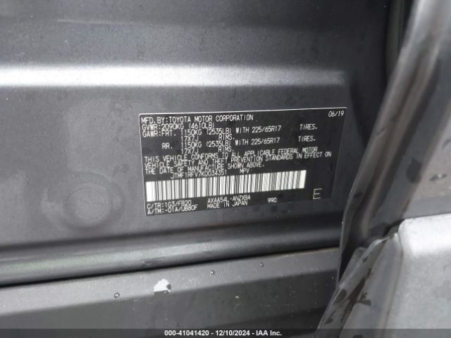 Photo 8 VIN: JTMF1RFV7KD034351 - TOYOTA RAV4 