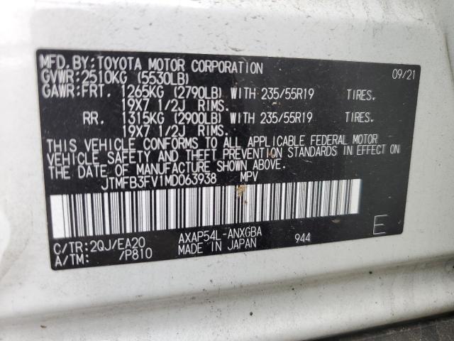 Photo 13 VIN: JTMFB3FV1MD063938 - TOYOTA RAV4 PRIME 