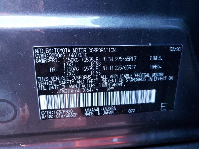 Photo 9 VIN: JTMG1RFV4LD064719 - TOYOTA RAV4 LE 