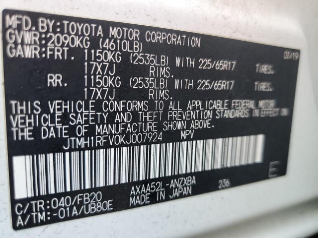 Photo 12 VIN: JTMH1RFV0KJ007924 - TOYOTA RAV4 LE 