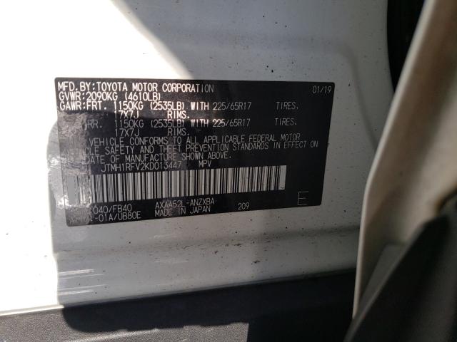 Photo 9 VIN: JTMH1RFV2KD013447 - TOYOTA RAV4 LE 