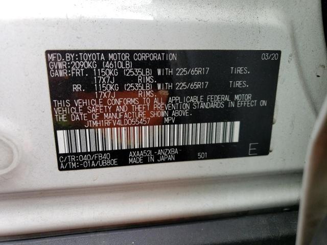 Photo 12 VIN: JTMH1RFV4LD055457 - TOYOTA RAV4 LE 