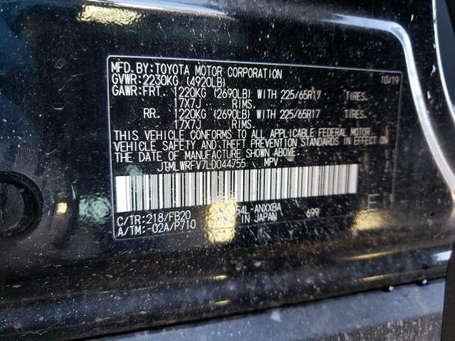 Photo 9 VIN: JTMLWRFV7LD044755 - TOYOTA RAV4 LE 